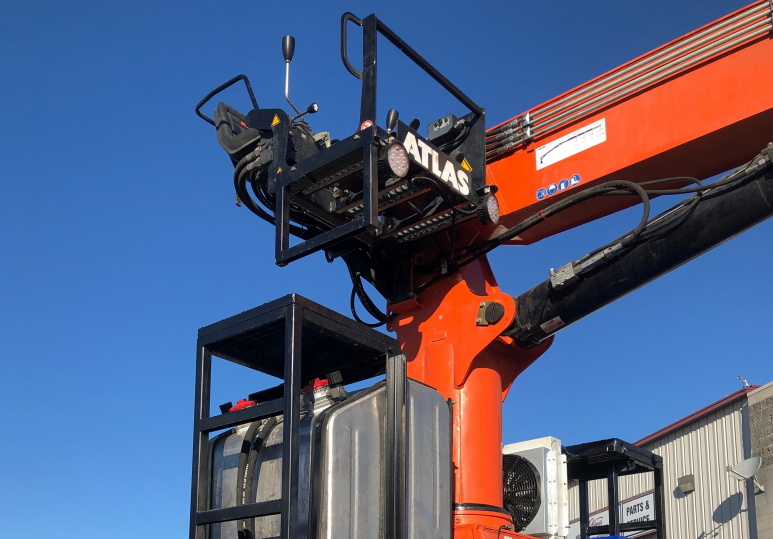 Crane Trucks with aluminum decks, customized cribbing crane trucks